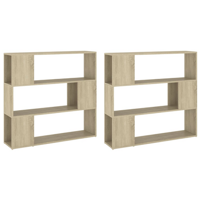 Display Shelf Room Divider Sonoma Oak