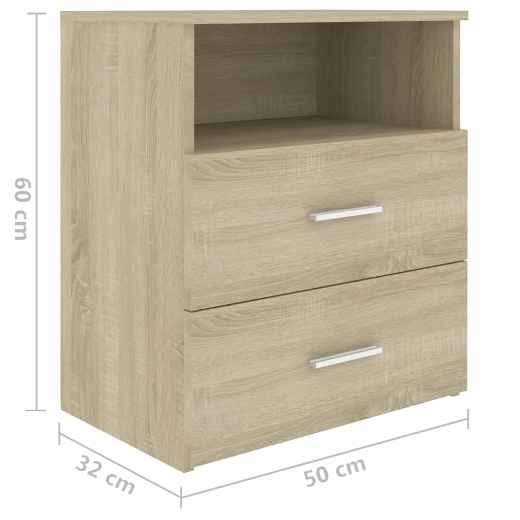 Sonoma Oak Bedside Cabinet