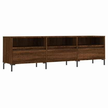 TV Cabinet with Ample Storage Brown Oak