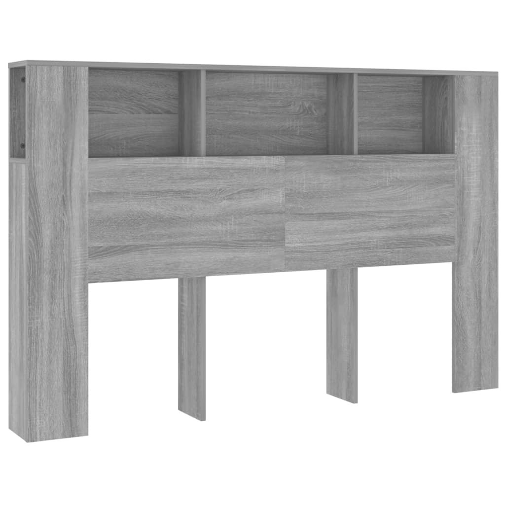 Divan Storage Headboard Grey Sonoma