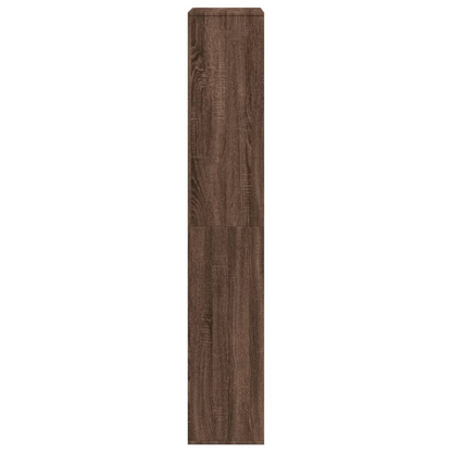 Display Shelf Room Divider Brown Oak